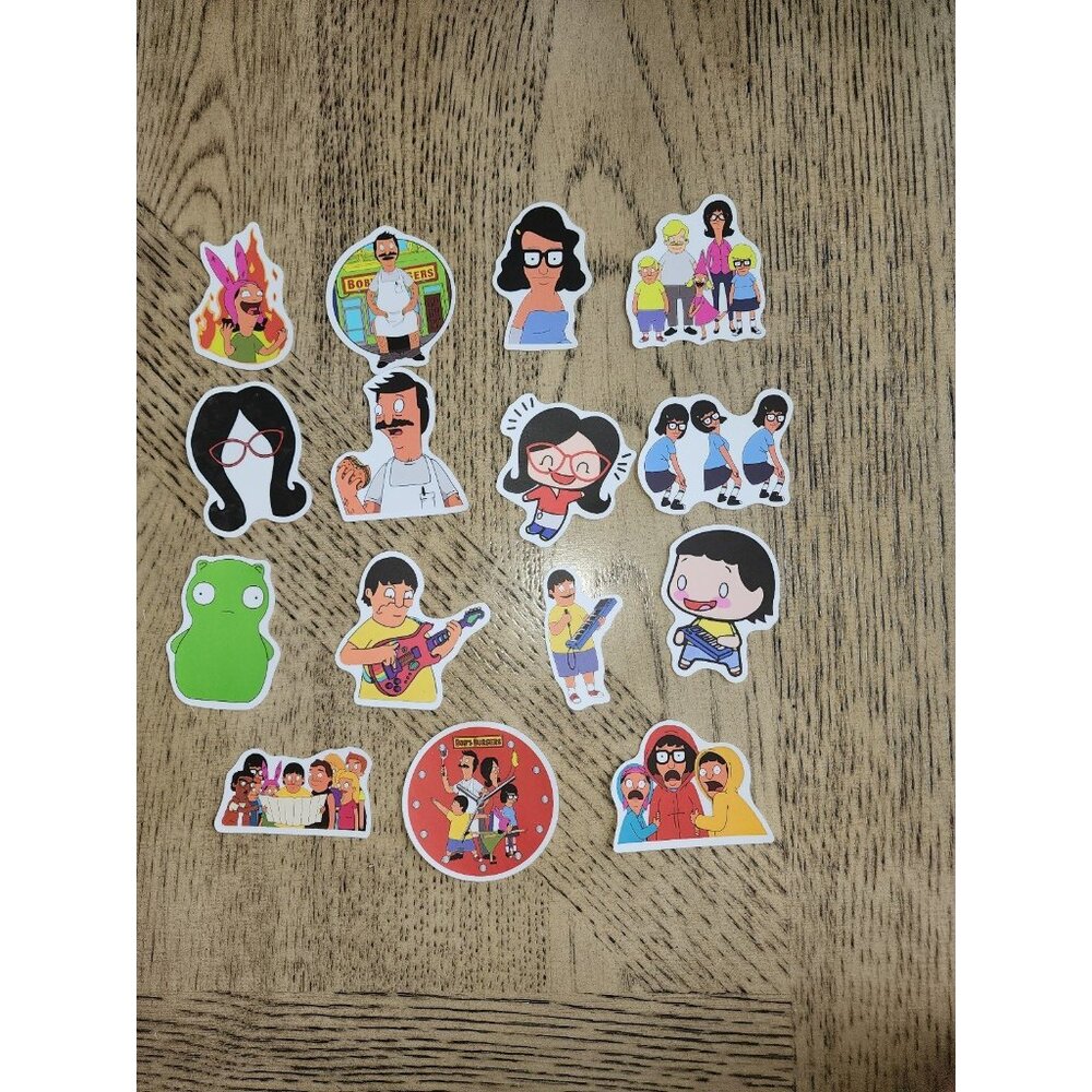 BOB'S BURGERS Stickers Cartoon Characters Vinyl Decals bobs burgers bob's